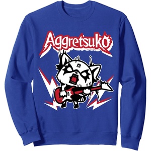image:imageAggretsuko Rocker Rage Sweatshirt SweatshirtRoyal Blue