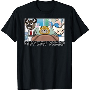 image:imageAggretsuko Season 2  Monday Mood TShirtBlack