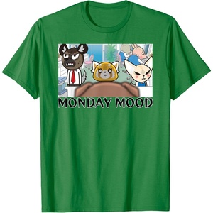 image:imageAggretsuko Season 2  Monday Mood TShirtKelly Green