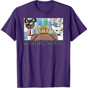 image:imageAggretsuko Season 2  Monday Mood TShirtPurple