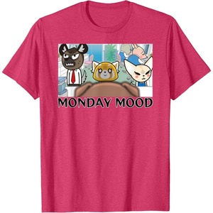 image:imageAggretsuko Season 2  Monday Mood TShirtRed Heather