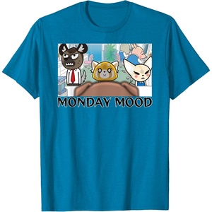 image:imageAggretsuko Season 2  Monday Mood TShirtSapphire Blue