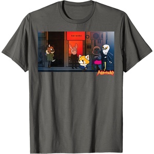 image:imageAggretsuko Season 2 Karaoke Night TShirtAsphalt Grey