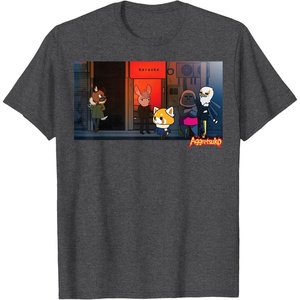 image:imageAggretsuko Season 2 Karaoke Night TShirtDark Heather Grey