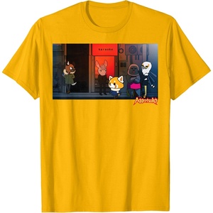 image:imageAggretsuko Season 2 Karaoke Night TShirtGolden Yellow
