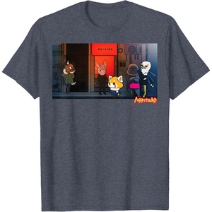 image:imageAggretsuko Season 2 Karaoke Night TShirtHeather Blue