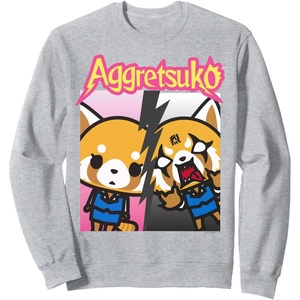 image:imageAggretsuko Split Personality Sweatshirt SweatshirtHeather Grey