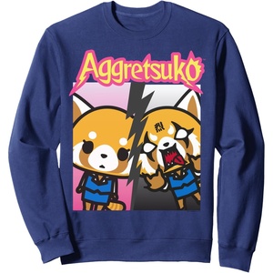 image:imageAggretsuko Split Personality Sweatshirt SweatshirtNavy Blue