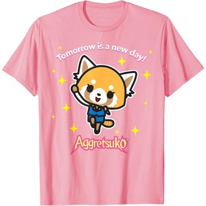 image:imageAggretsuko Tomorrow is a New Day Tee Shirt TShirtPink