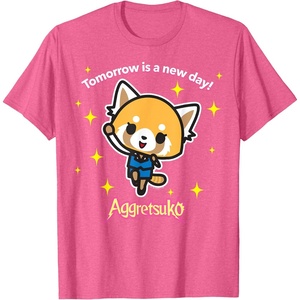 image:imageAggretsuko Tomorrow is a New Day Tee Shirt TShirtPink Heather