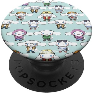 image:imageAmazon Brand  Mademark Cinnamoroll Collection Streetwear AOP PopSockets Standard PopGrip BlackAdhesive PopGrip
