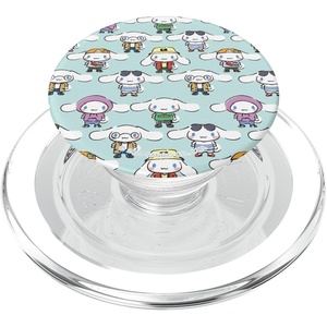 image:imageAmazon Brand  Mademark Cinnamoroll Collection Streetwear AOP PopSockets Standard PopGrip BlackMagnetic PopGrip