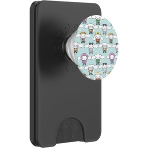 image:imageAmazon Brand  Mademark Cinnamoroll Collection Streetwear AOP PopSockets Standard PopGrip BlackMagnetic PopWallet