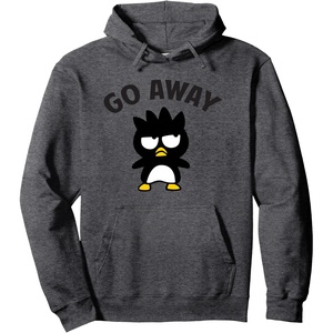image:imageBadtz  Maru Go Away Hoodie Pullover HoodieDark Heather Grey