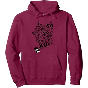 image:imageBadtz  Maru Graffiti Art Hoodie Pullover HoodieBurgundy