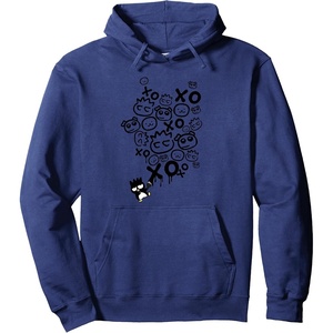 image:imageBadtz  Maru Graffiti Art Hoodie Pullover HoodieNavy Blue