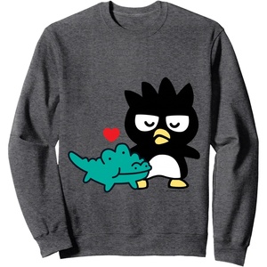 image:imageBadtz  Maru Love Friends Valentine Sweatshirt SweatshirtDark Heather Grey
