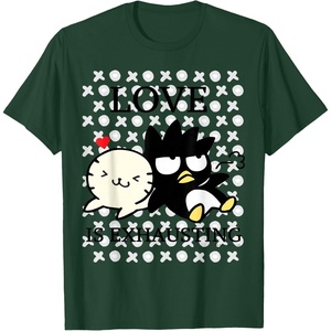 image:imageBadtz  Maru Love is Exhausting Valentine Shirt TShirtDark Green