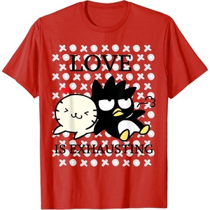 image:imageBadtz  Maru Love is Exhausting Valentine Shirt TShirtRed