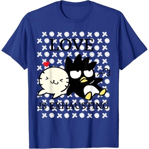 image:imageBadtz  Maru Love is Exhausting Valentine Shirt TShirtRoyal Blue