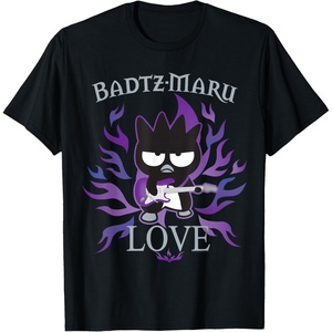 image:imageBadtz  Maru Rock Star Love Shirt TShirtBlack