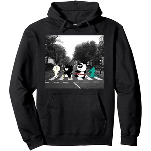 image:imageBadtz  Maru and Friends Crosswalk Hoodie Pullover HoodieBlack