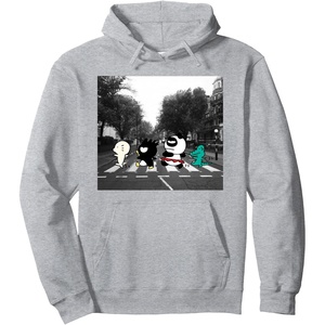 image:imageBadtz  Maru and Friends Crosswalk Hoodie Pullover HoodieHeather Grey