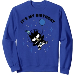 image:imageBadtzMaru Its My Birthday SweatshirtRoyal Blue