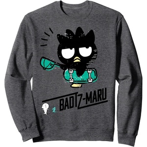 image:imageBadtzmaru Skateboard SweatshirtDark Heather Grey