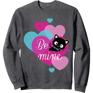 image:imageChococat Be My Valentine Sweatshirt SweatshirtDark Heather Grey