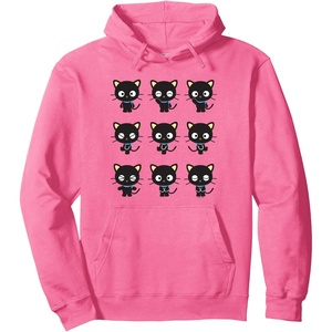 image:imageChococat Different Moods Hoodie Pullover HoodieBright Pink