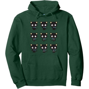 image:imageChococat Different Moods Hoodie Pullover HoodieDark Green