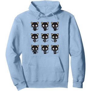image:imageChococat Different Moods Hoodie Pullover HoodieDusty Blue
