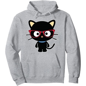 image:imageChococat Nerd Glasses Pullover HoodieHeather Grey