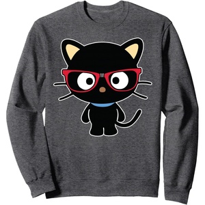 image:imageChococat Nerd Glasses SweatshirtDark Heather Grey