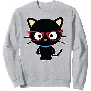 image:imageChococat Nerd Glasses SweatshirtHeather Grey