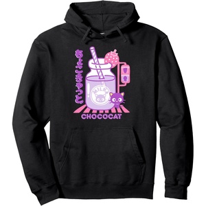 image:imageChococat Strawberry Milk Pullover HoodieBlack