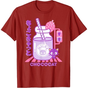 image:imageChococat Strawberry Milk TShirtCranberry Red