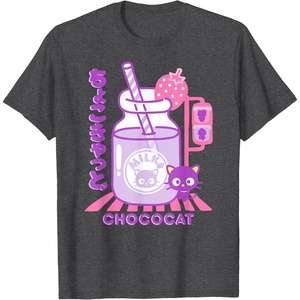 image:imageChococat Strawberry Milk TShirtDark Heather Grey