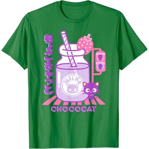 image:imageChococat Strawberry Milk TShirtKelly Green