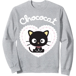 image:imageChococat Sweet Heart Valentine Sweatshirt SweatshirtHeather Grey