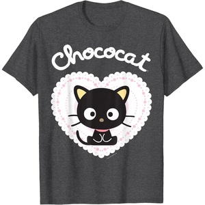 image:imageChococat Sweet Valentine Tee Shirt TShirtDark Heather Grey