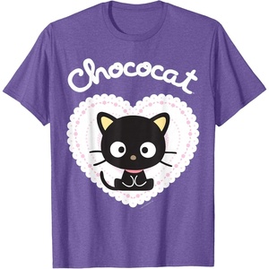 image:imageChococat Sweet Valentine Tee Shirt TShirtPurple Heather