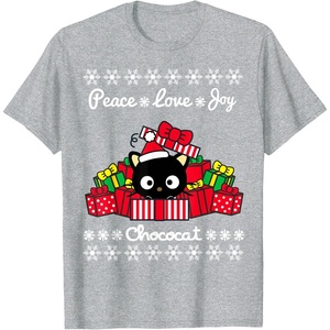 image:imageChococat Ugly Sweater Christmas Shirt TShirtHeather Grey