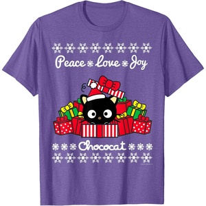image:imageChococat Ugly Sweater Christmas Shirt TShirtPurple Heather