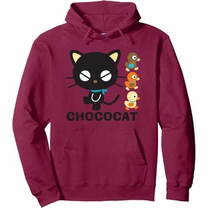 image:imageChococat and Duckies Logo Hoodie Pullover HoodieBurgundy