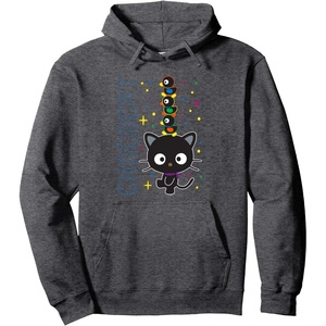 image:imageChococat and Friends Logo Hoodie Pullover HoodieDark Heather Grey