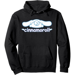 image:imageCinnamoroll Backside Logo Hoodie Pullover HoodieBlack