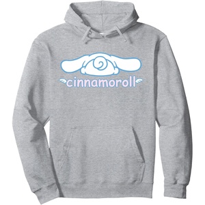 image:imageCinnamoroll Backside Logo Hoodie Pullover HoodieHeather Grey