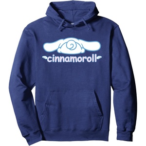 image:imageCinnamoroll Backside Logo Hoodie Pullover HoodieNavy Blue